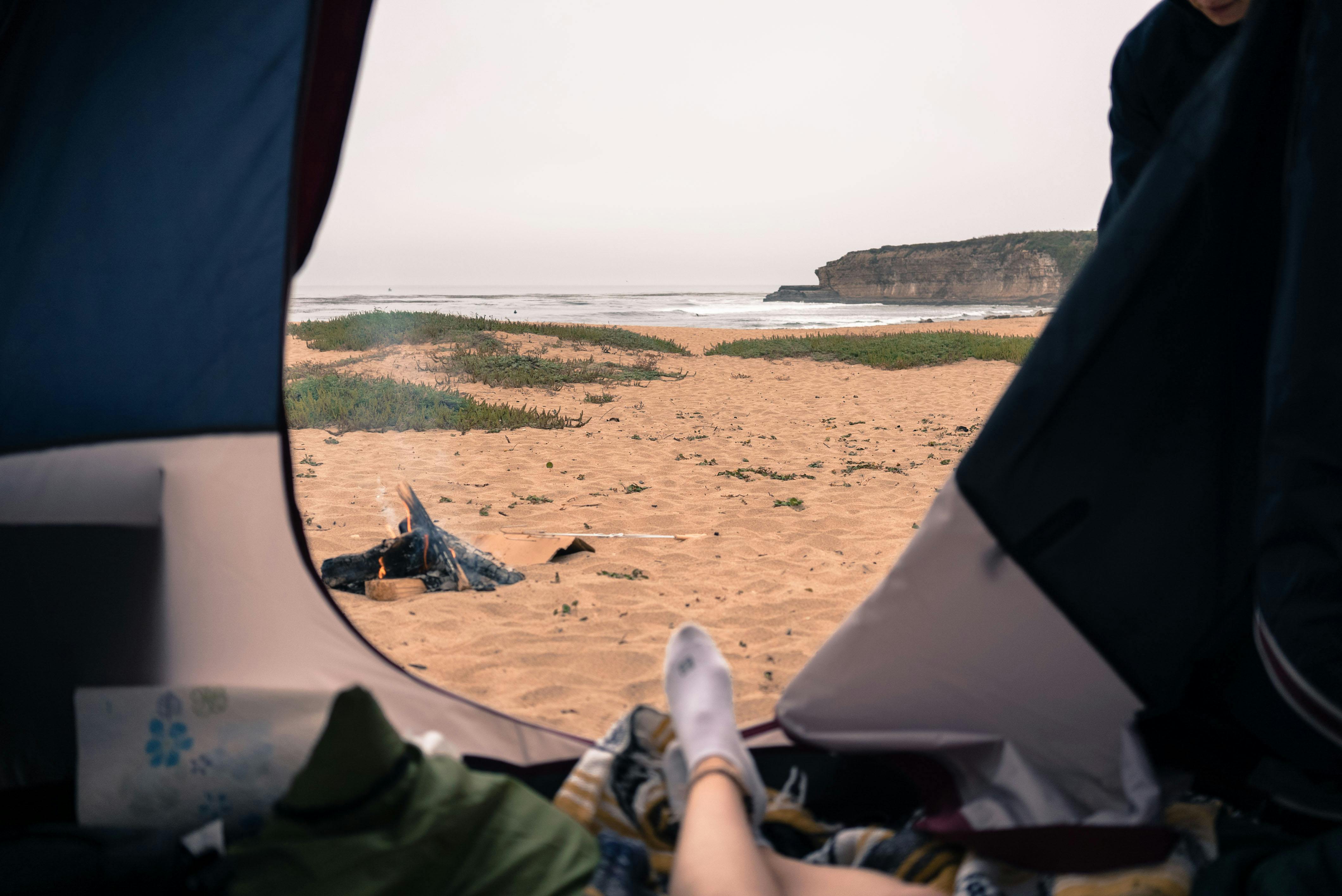 View from a tent